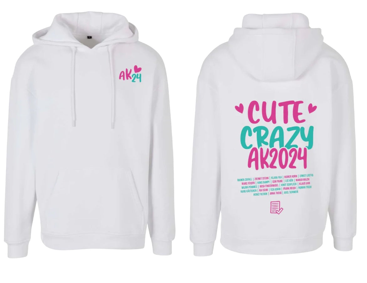 Set T-Shirt und Hoodie Cute Crazy AK24